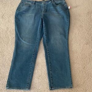 Talbots Women's Straight Leg Jeans in Blue